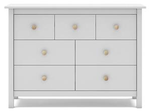 MUZZA Komoda xamia 110 x 80 cm biela
