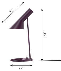 Louis Poulsen AJ Mini stolová lampa, baklažánová