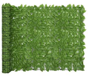 Balkónová zástena so zelenými listami 300x150 cm