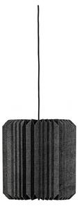 MUZZA Stropná lampa lobba 40 cm čierna