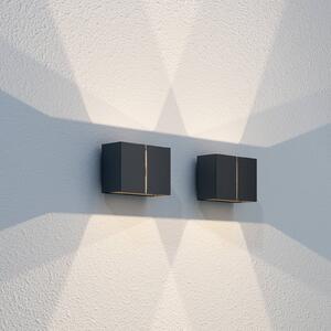 LOOM DESIGN Ask vonkajšie LED up/down čierna