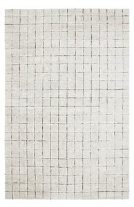 MUZZA Prateľný kockovaný koberec memmo 200 x 300 cm prírodný