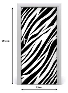 Fototapeta na dvere zebra pozadia 95x205 cm