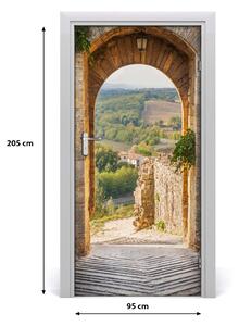 Fototapeta samolepiace na dvere Toskánsko Taliansko 95x205 cm