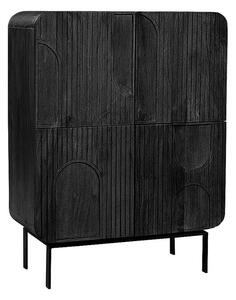 MUZZA Kabinet sarrina 90 x 120 cm čierný