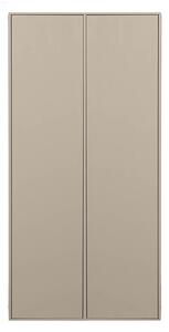 MUZZA ŠATNÍKOVÁ SKRIŇA DARIA DOUBLE 200 X 100 CM BÉŽOVÁ