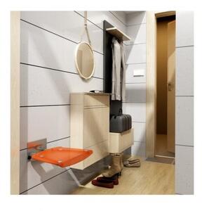 RAVAK OVO-B-ORANGE sedátko do sprchy sklopné farba oranžová