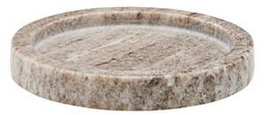 MUZZA Podnos Marbie ⌀ 12.5 cm béžovy