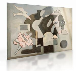 Sklenený obraz - Kubizmus (70x50 cm)