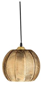 MUZZA Závesná lampa Adara hnedá