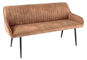 Dizajnová lavica Esmeralda 160 cm hnedá