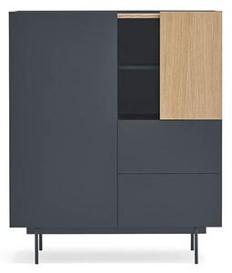 MUZZA Kabinet Oma 110 x 120 cm modrý