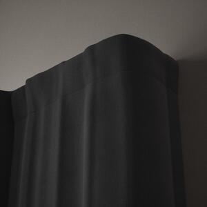 Umbra - Nastaviteľná dvojradová garniža Twilight - čierna - 168-365 cm