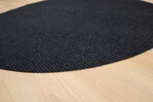 Vopi koberce Kusový koberec Quick step antracit kruh - 100x100 (priemer) kruh cm