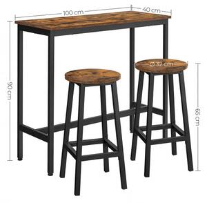 Barový stôl so stoličkami LBT219B01