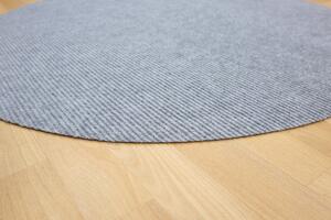 Vopi koberce Kusový koberec Quick step šedý kruh - 67x67 (priemer) kruh cm