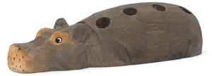 Drevený stojanček na ceruzky Hippo Hand Carved