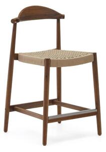MUZZA Barová stolička glynis 62 cm orech