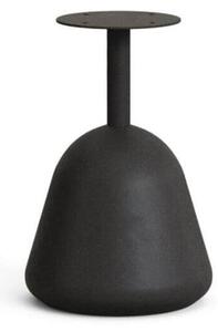 MUZZA Záhradný konferenčný stolík aura Ø 43 cm prírodný/čierny