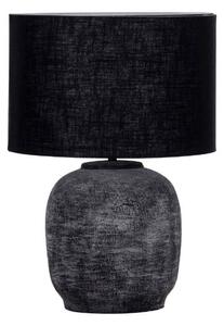 MUZZA Stolná lampa hatala čierna