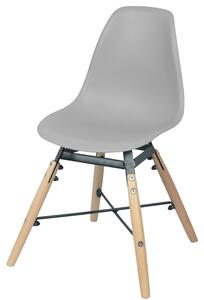 DOCHTMANN Detská stolička Jena sivá 30,5x36x56cm