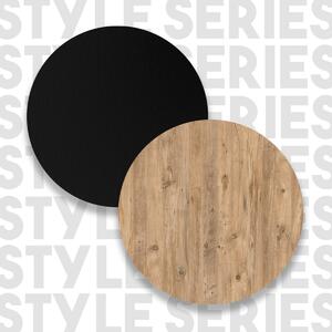 Škandinávsky barový stôl STYLE 1, čierna/borovica