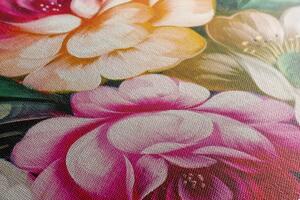 Obraz pestrofarebný svet kvetín