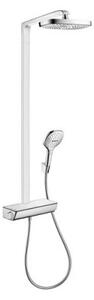 Hansgrohe Raindance Select E sprchový systém Showerpipe 300 2jet s termostatom biela/chróm, 27128400