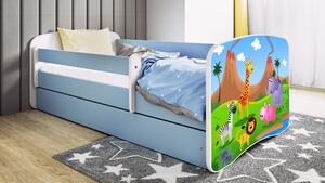 Kocot kids Detská posteľ Babydreams safari modrá