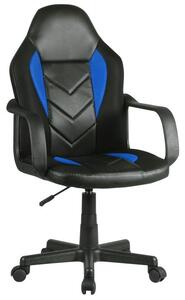 Ak furniture Detská herná stolička GAME čierno-modré