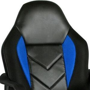 Ak furniture Detská herná stolička GAME čierno-modré