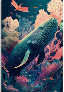 Obraz surrealistická veľryba