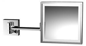 EMCO Art kozmetické nástenné zrkadlo štorcové s LED osvetlením chróm 109500119