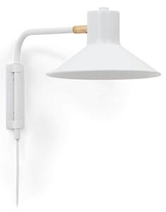 MUZZA Nástenná lampa Riaya 38 x 24 cm biela