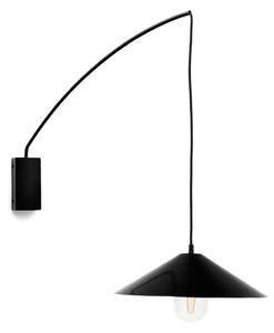 MUZZA Nástenná lampa Kelly čierná