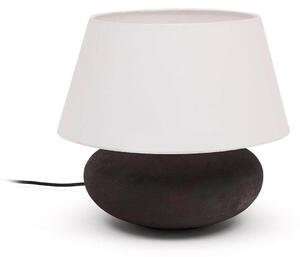 MUZZA Stolová lampa Nessie čierno-biela