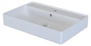 VILAN ELAN - keramické umývadlo na dosku - miska 60 x 40 x 10 cm biela
