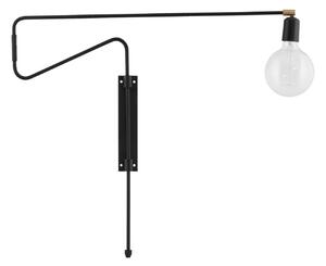 MUZZA Nástenná lampa Gisa čierna