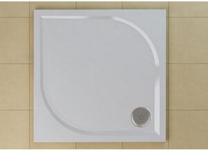 SANSWISS Marblemate sprchová vanička 4-uhol 90 cm biela WMQ090004
