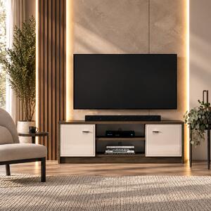 TV STOLÍK BELLADGIO KAŠMÍR DUB WINDMILL TMAVÝ 160 cm