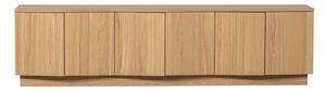 MUZZA TV stolík Mazu 200 x 45 cm prírodný