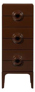 MUZZA Komoda Grem 44 x 120 cm červeno-hnedá