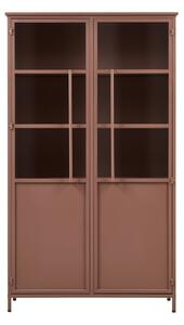 MUZZA Vitrína Display 99 x 170 cm hnědá
