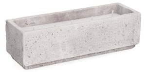 MUZZA Sviečka Tina 30 x 10 cm sivá