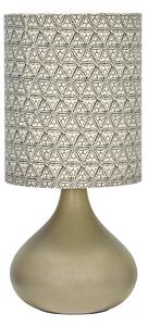 MUZZA Stolová lampa Flores 61 cm čierno-piesková