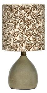 MUZZA Stolová lampa Flores 29 cm hnedo-piesková