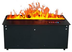 Elektrická krbová vložka s parou ElectricSun MISTique malý, s aplikáciou, 3D efektom plameňa 8 farieb, 60 cm