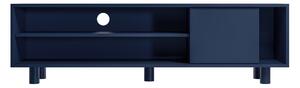 MUZZA TV stolík Pop 160 x 46 cm modrý