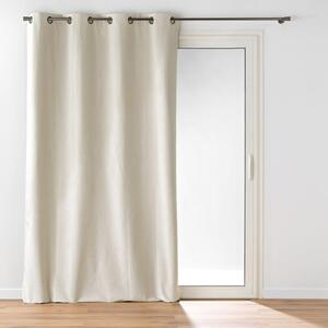 Béžový zamatový záves 140x260 cm Olympe – douceur d'intérieur