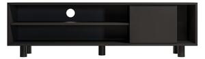 MUZZA TV stolík Pop 160 x 46 cm čierny